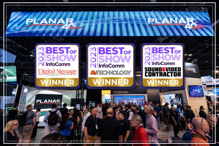 问鼎娱乐appPLANAR三款产品同使囟获InfoComm最佳展示奖