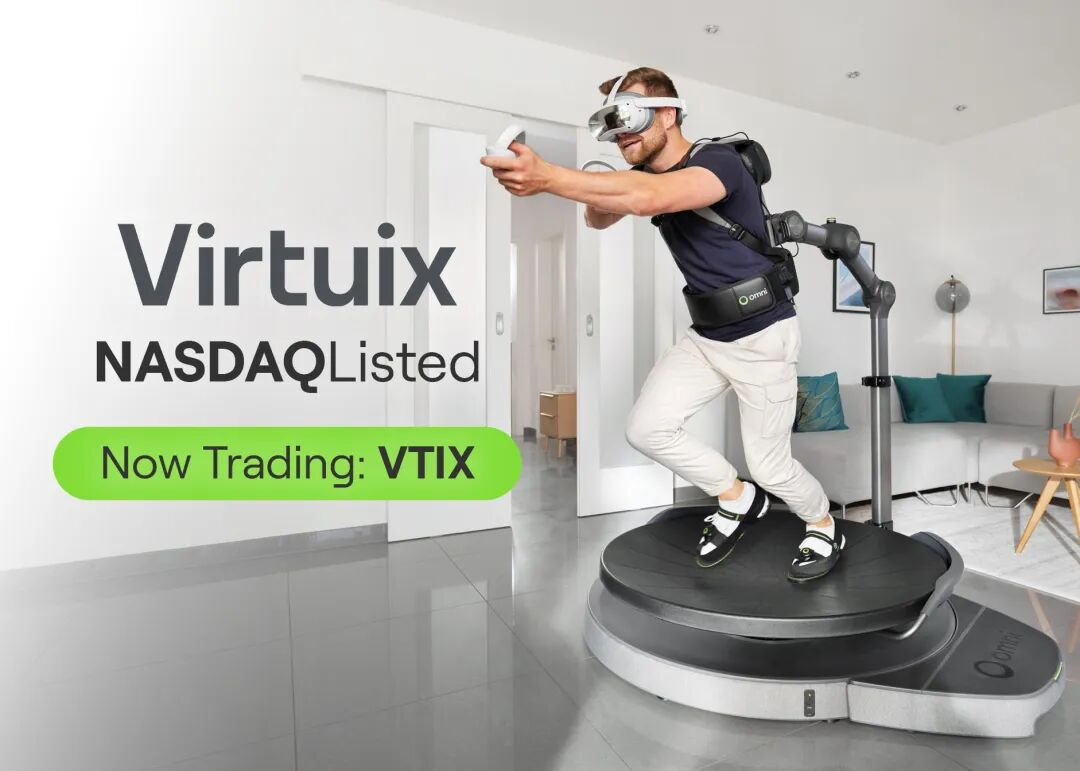 祝贺Virtuix纳斯达克上市！问鼎娱乐app携手加快AI融合利用产业化